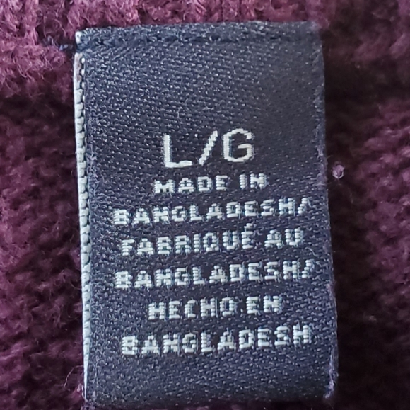 ARROW - LARGE RED COTTON SWEATER - Picture 4 of 4